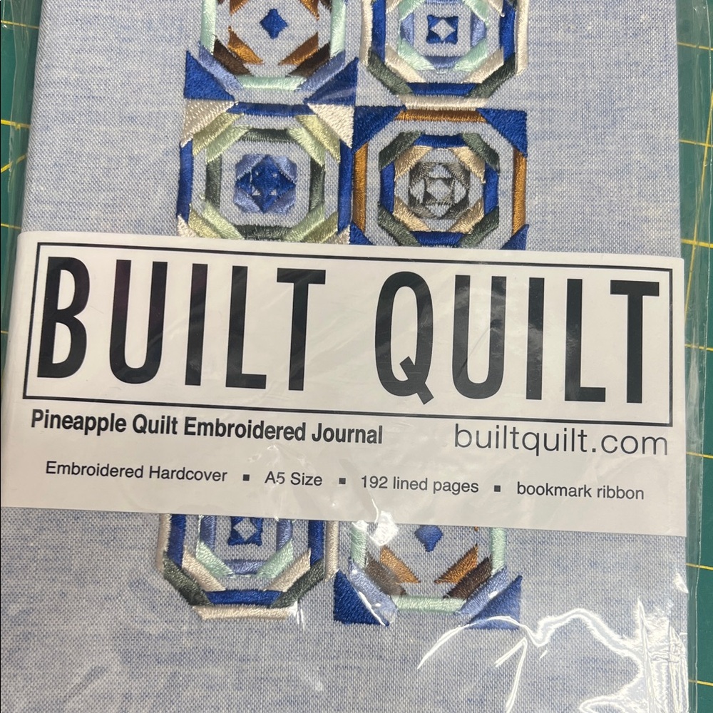 Built Quilt Embroidered Journal - Picture 3 of 8